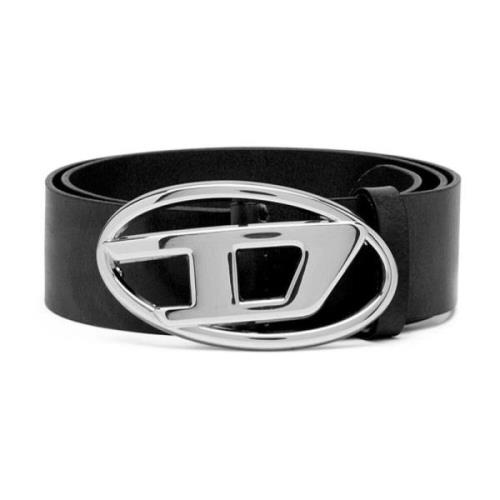 Zwarte riem met 1DR W stijl Diesel , Black , Dames