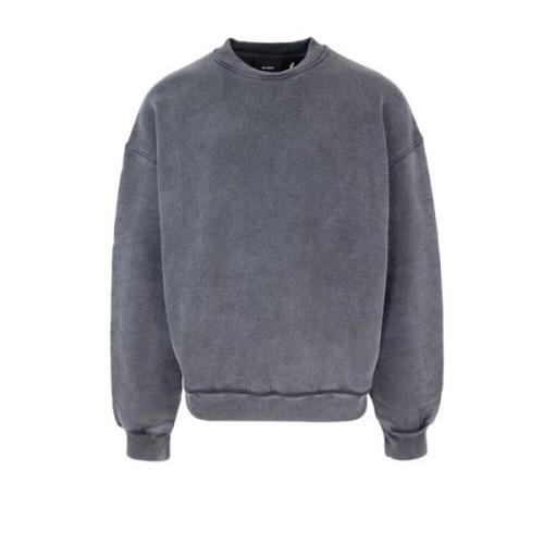 Grijze Oversized Trui Geribbeld Katoen Axel Arigato , Gray , Heren