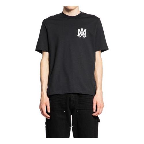 Kern Logo Tee Zwart Korte Mouw Amiri , Black , Heren