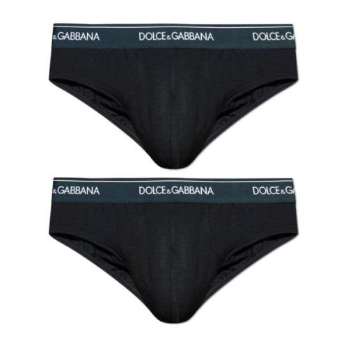 Twee-pack van briefs Dolce & Gabbana , Blue , Heren