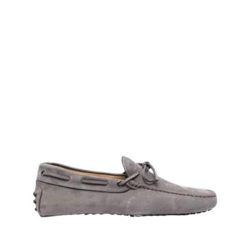 Grijze platte schoenen met amandel teen Tod's , Gray , Heren