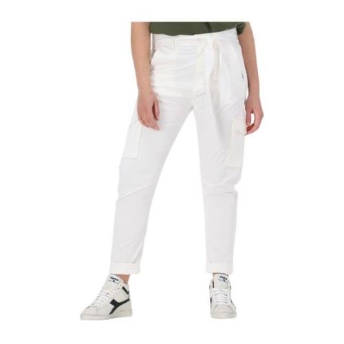 Cargo Broek Ecru Penn&Ink N.Y , Beige , Dames