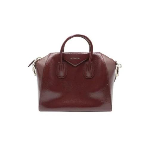 Pre-owned Leather handbags Givenchy Pre-owned , Red , Dames