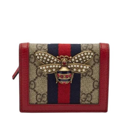 Pre-owned Leather wallets Gucci Vintage , Multicolor , Dames