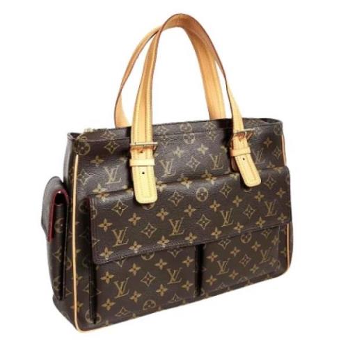 Pre-owned Canvas louis-vuitton-bags Louis Vuitton Vintage , Brown , Da...