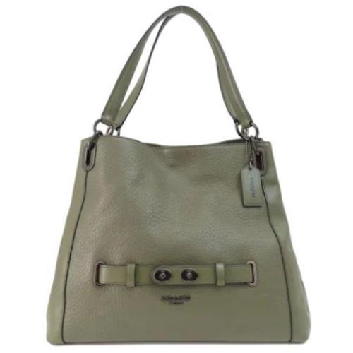 Pre-owned Fabric totes Coach Pre-owned , Green , Dames