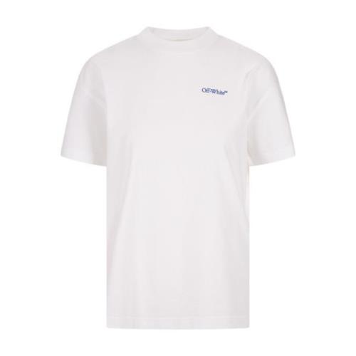 Witte Diag Tab T-shirt Polos Off White , White , Dames