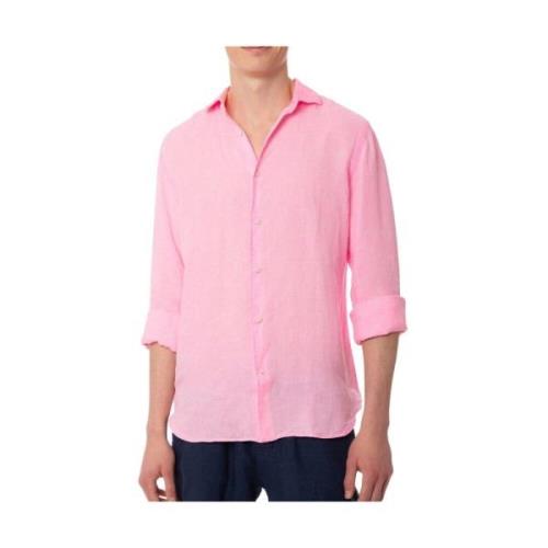 Pamplona Overhemd MC2 Saint Barth , Pink , Heren