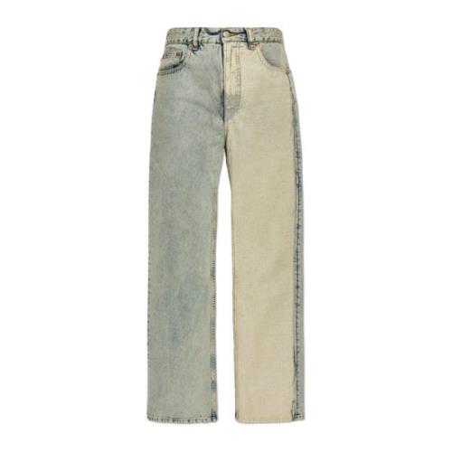 Jeans met MM6 Maison Margiela logo MM6 Maison Margiela , Blue , Dames