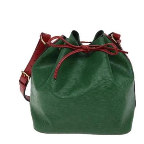 Pre-owned Leather louis-vuitton-bags Louis Vuitton Vintage , Green , D...