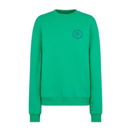Sweatshirt Paricollo Unifit Groen F**k , Green , Unisex