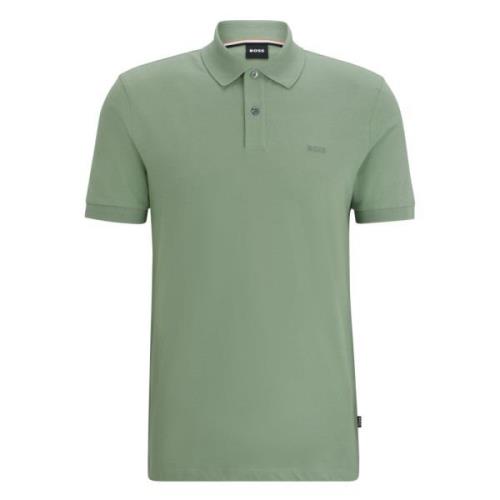 Zachte Pima-katoenen poloshirt Boss Black , Green , Heren