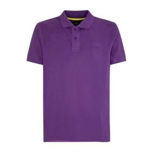 Polo MET Logo F**k , Purple , Heren
