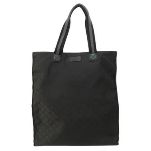 Pre-owned Fabric totes Gucci Vintage , Black , Dames