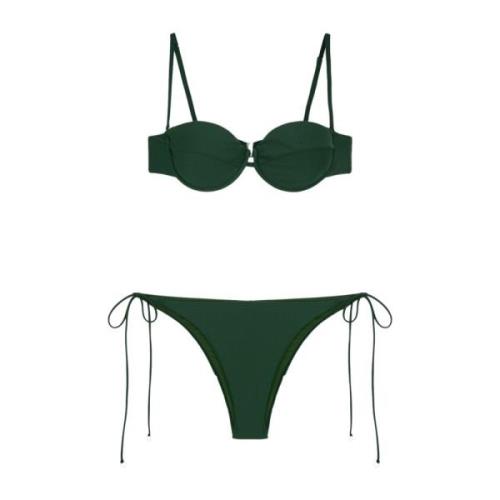 Verstelbare Amerikaanse stijl bikini set Me-Fui , Green , Dames