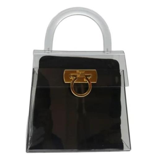 Pre-owned Plastic handbags Salvatore Ferragamo Pre-owned , Black , Dam...