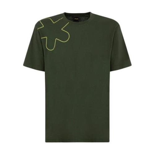 Basis T-Shirt MET Logo F**k , Green , Heren