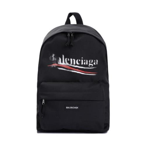 Explorer Backpack Balenciaga , Black , Heren