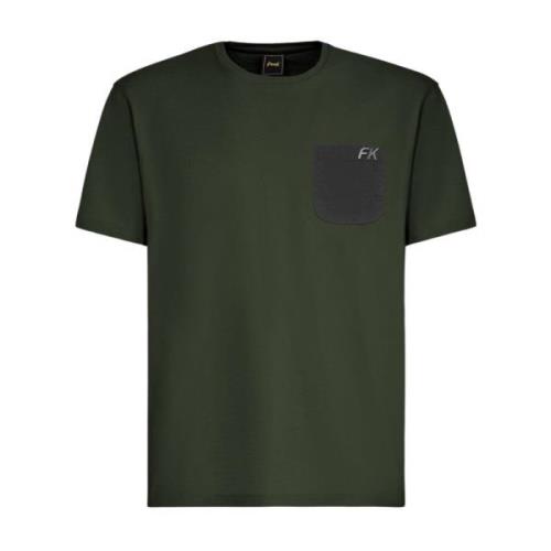 T-Shirt MET ZAK F**k , Green , Heren
