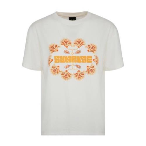 T-Shirt MET Print F**k , White , Heren