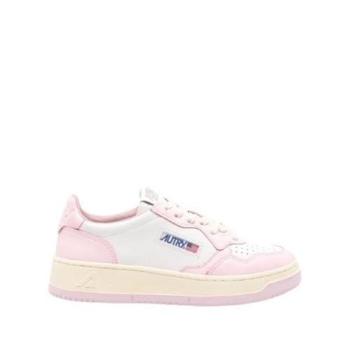 Witte Sneakers Paneeldesign Logopatch Autry , Multicolor , Dames