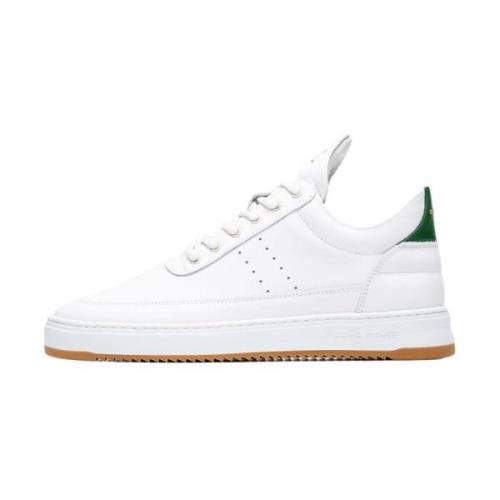 Lage Sneakers Filling Pieces , White , Heren