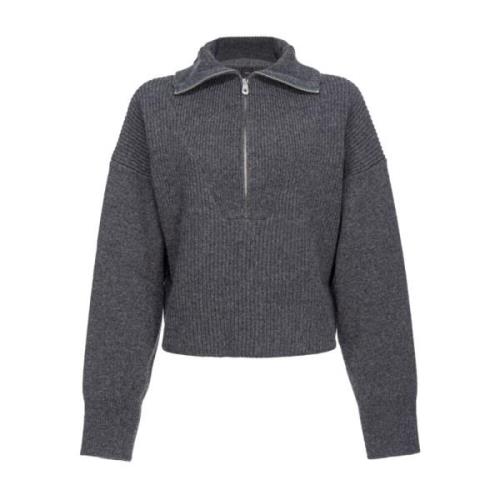 Grijze Sweater Collectie Pinko , Gray , Dames