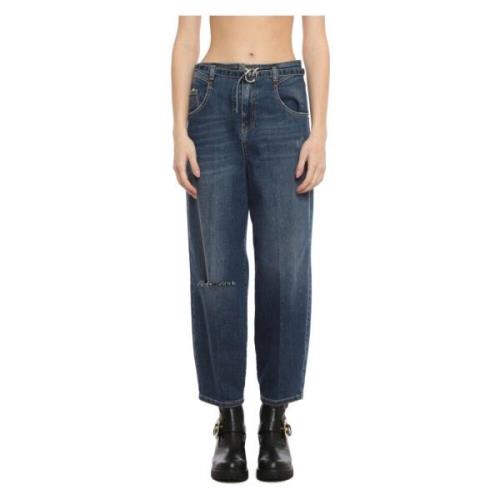 Stijlvolle Ester 3 Jeans voor Moderne Vrouwen Pinko , Blue , Dames