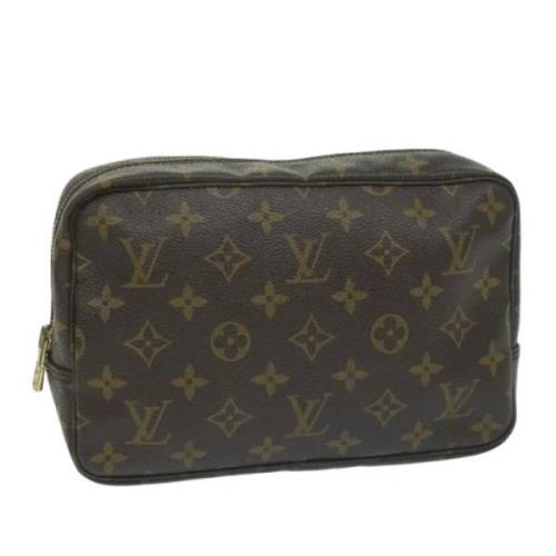 Pre-owned Canvas clutches Louis Vuitton Vintage , Brown , Dames