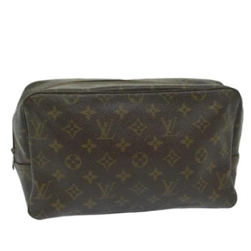 Pre-owned Canvas clutches Louis Vuitton Vintage , Brown , Dames