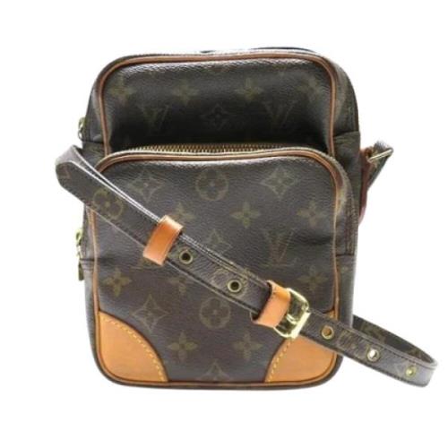 Pre-owned Canvas shoulder-bags Louis Vuitton Vintage , Brown , Dames