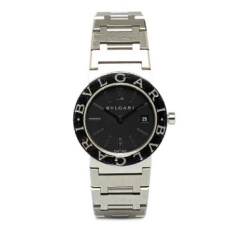 Pre-owned Stainless Steel watches Bvlgari Vintage , Gray , Dames