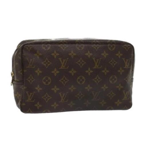 Pre-owned Canvas clutches Louis Vuitton Vintage , Brown , Dames