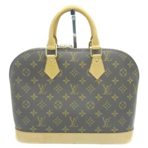 Pre-owned Canvas handbags Louis Vuitton Vintage , Brown , Dames