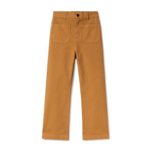 Cropped Trousers Twothirds , Yellow , Dames