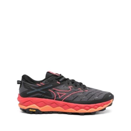 Panelled Mesh Sneakers Zwart Mizuno , Multicolor , Heren