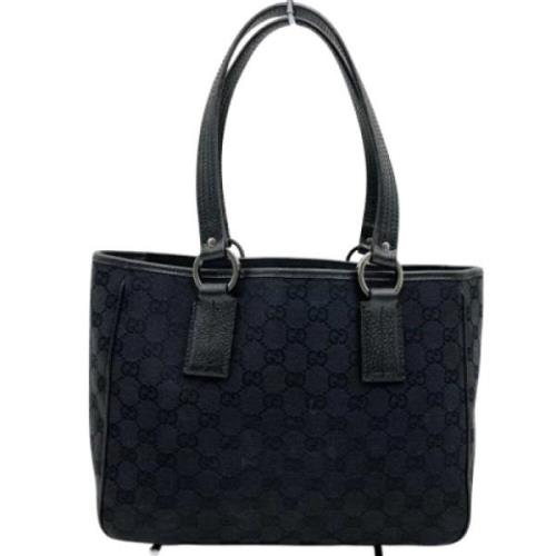 Pre-owned Canvas gucci-bags Gucci Vintage , Black , Dames