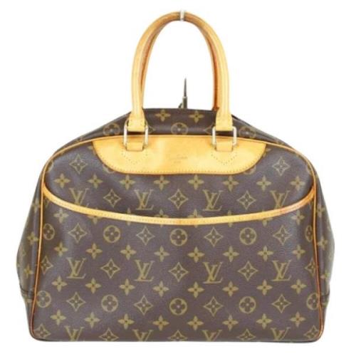 Pre-owned Canvas handbags Louis Vuitton Vintage , Brown , Dames