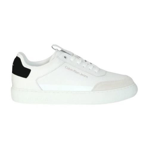 Gerecyclede Leren Sneakers Calvin Klein , White , Heren