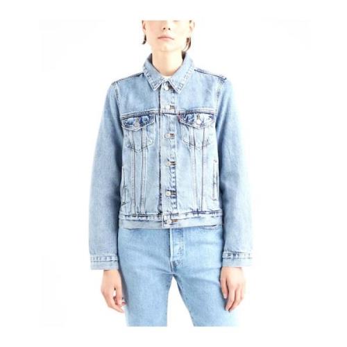 Klassieke Denim Jack Levi's , Blue , Dames