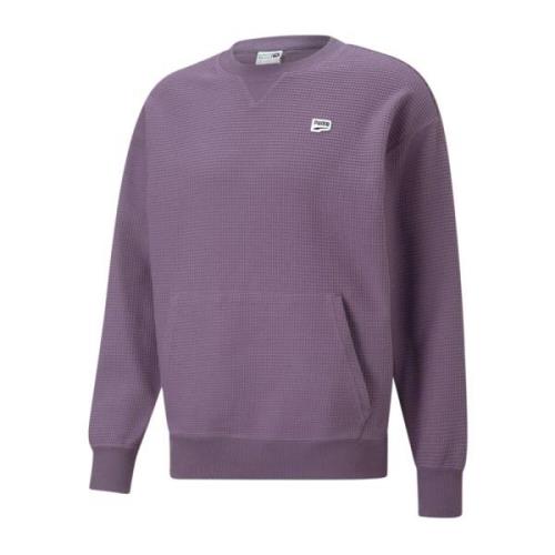 Stijlvolle Sweatshirt voor Mannen Puma , Purple , Heren
