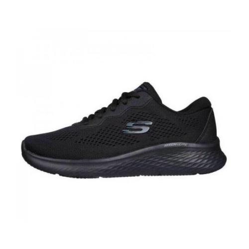 Sportieve en Elegante Sneaker met Comfort Skechers , Black , Dames