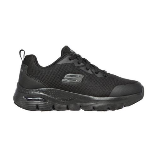 Arch Fit Slip-Resistant Sneaker Skechers , Black , Dames