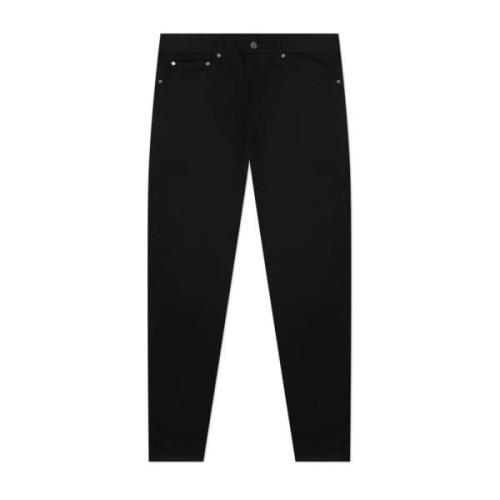 Slim Taper Button-Fly Jeans Levi's , Black , Heren