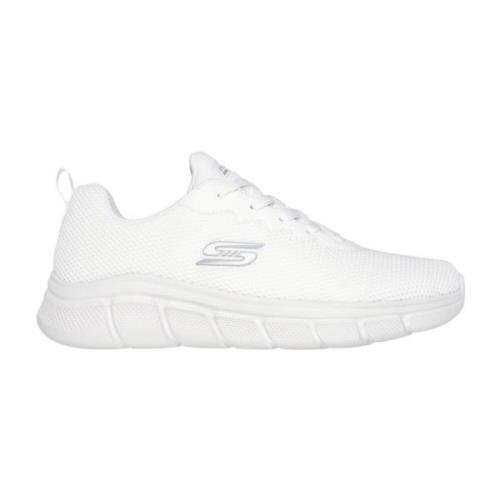 Sportieve Gebreide Sneaker Skechers , White , Heren