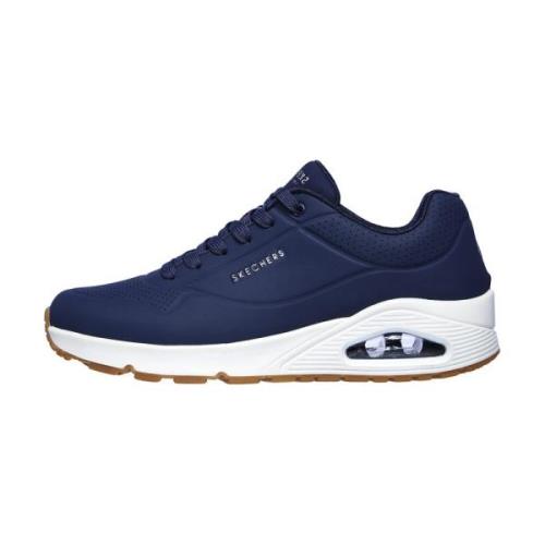 Klassieke Air-Cushioned Jogger Sneaker Skechers , Blue , Heren
