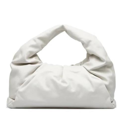 Pre-owned Leather handbags Bottega Veneta Vintage , White , Dames