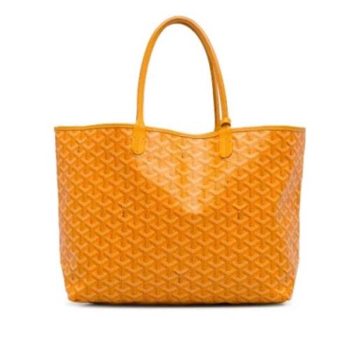 Pre-owned Fabric totes Goyard Vintage , Yellow , Dames