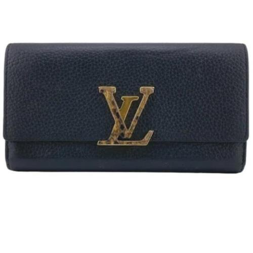 Pre-owned Fabric wallets Louis Vuitton Vintage , Black , Dames