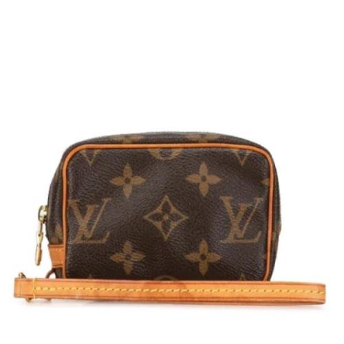 Pre-owned Canvas wallets Louis Vuitton Vintage , Brown , Dames